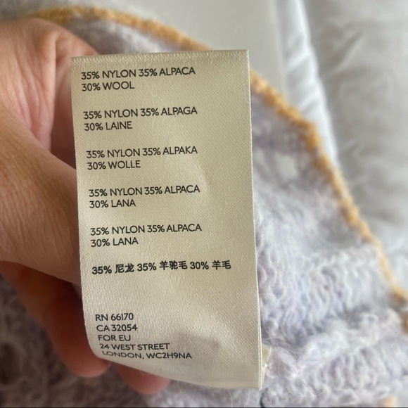 Free People M/L Sugar Cloud Wool Alpaca Blend Knit Pirouette Tunic Sweater - Picture 11 of 16